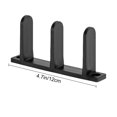 thumbnail image 4 of Sylvtty 4Pcs Siding Closet Door Floor Guides Simple Installation Universal Sliding Cabinet Door Bottom Guide with Screws Set, 4 of 7