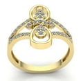 thumbnail image 3 of Natural 1.5ctw Round Cut Diamond Ladies Accent Bow Anniversary Engagement Ring Solid 10K Rose, White or Yellow Gold J SI2, 3 of 3