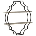thumbnail image 3 of Bowery Hill Traditional Wall Shelf in Antique Gray and Black, 3 of 3