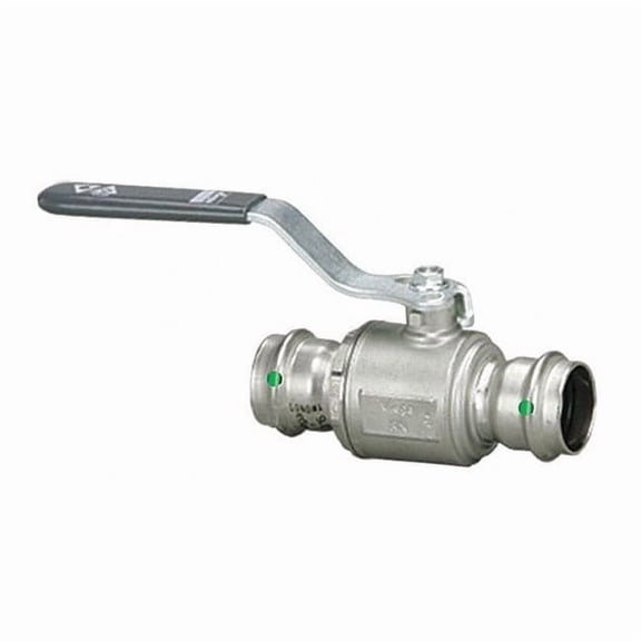 Viega Manual 2-Way Ball Valve,Press,316 SS 81095