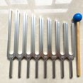thumbnail image 5 of Ocho diapasones de aleación de aluminio para yoga de 256 Hz, 288, 341,3, 384, 426,6, 480 y 512, 5 of 5
