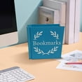 thumbnail image 4 of 1PC Book Shaped Bookmark Holders Home Office Desk Bookmark Holder Ornaments Gift for Friends Decor Personalized Gifts Storage Box for Bookmark,3D Printed Decorative Items For Pen Holders(Blue), 4 of 7
