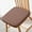 Brown, variant on Leodye Chair Cushions for Dining Chairs with Ties, Indoor/Outdoor Kitchen Chair Pad with Non-Slip Backing, Dining Seat Cushion with Machine Washable Removable Cover