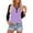 A_ Purple, variant on Olyvenn 3/4 Sleeve Tops for Women Workout Jersey Shirts Baseball Style Raglan Tshirts Casual Color Block V Neck Tees Purple S