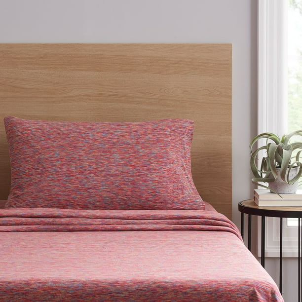 Mainstays Extra Soft Yarn Dyed Jersey Bedding Sheet Set, 150 GSM