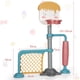 thumbnail image 3 of Soporte con canasta de baloncesto Costway y puerta de fútbol Altura regulable 106 x 37 x 110-156 cm, 3 of 10