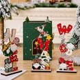 thumbnail image 6 of Wooden Christmas Decor,Christmas Centerpieces for Tables,Wood Santa- Christmas Table Decor,Wooden Ornaments, 6 of 8