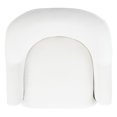 thumbnail image 6 of SAFAVIEH Rodrik Modern Style Upholstered Accent Chair, White, 6 of 11