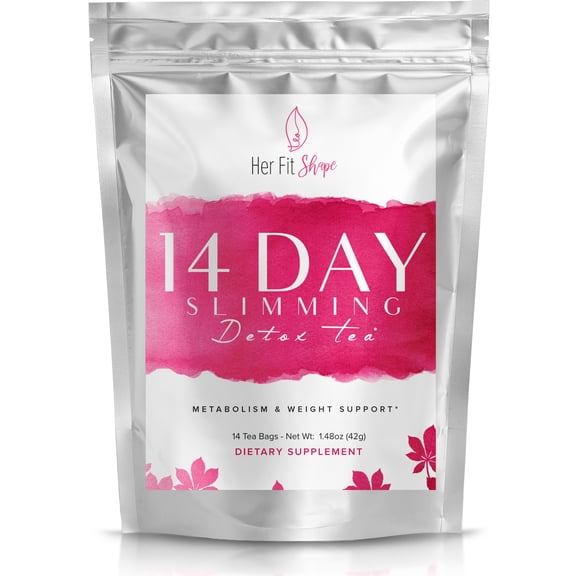 Her Fit Shape Slimming Tea Detox - 14 Count Tea Bags