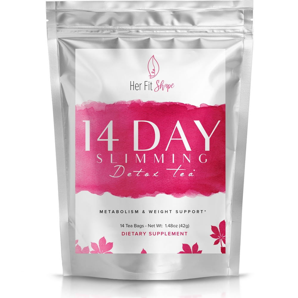 Her Fit Shape 14 Day Slimming Tea Detox Boost Weight Loss Suppress Appetite Reduce