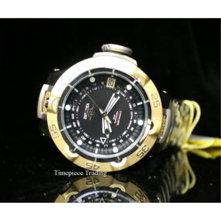 New Mens Invicta 12874 Subaqua Noma V ETA Valgranges Automatic Gold Bezel Watch
