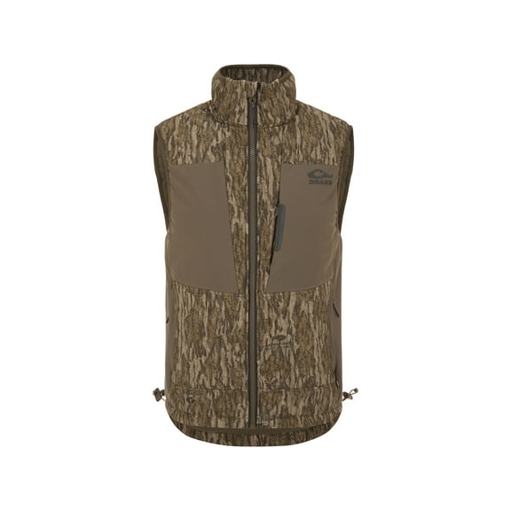 Drake Men's LST BMF Vest Mossy Oak Bottomland Medium