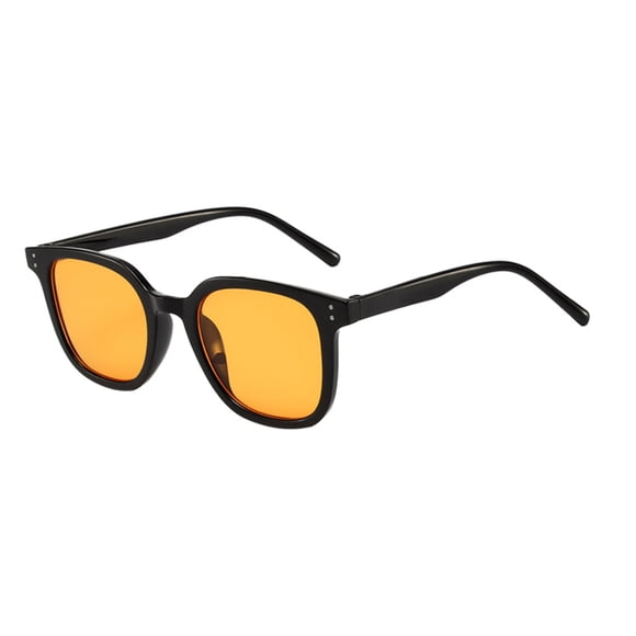 Under $5 Glasses Orange Sunglasses Women Sunglasses Retro Rectangle Eyewear Vintage Glasses