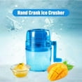 thumbnail image 4 of Manual Ice Crusher Household Ice Crusher Rotary Ice Crusher Ice Cube Cutter Mini Portable Ice Machine Hand Crank Ice Chopper, 4 of 8