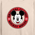 thumbnail image 3 of Mickey & Friends - Mickey Original Classic - Women's Lightweight French Terry Long Sleeve Shirt, 3 of 5
