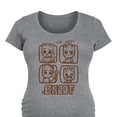 thumbnail image 3 of Marvel Guardians of the Galaxy - Groot Grid - Maternity Scoop Neck Graphic T-Shirt, 3 of 5