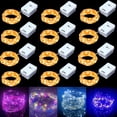 thumbnail image 2 of LED String Light 3 modes Fairy Lights 1/2/3M LEDs Copper Wire Battery Powered for Wedding Xmas Party Decor Holiday With battery, 2 of 5
