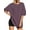A-Short Sleeve Light Purple, variant on Oversized T Shirts for Women Short Sleeve Loose Fit Crewneck Tees Summer Tops