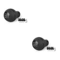 thumbnail image 2 of relayinert Universal Car Gear Knob - Comfortable And Reliable Replacement Speed Fashionable High-end Texture Black 2Set, 2 of 6