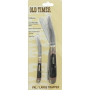 Old Timer 2.2" Pal and 3.3" Large Trapper 2 Piece Combo Pack