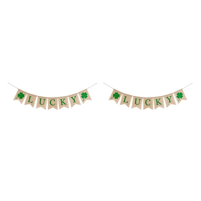 Matsuzay Decoraciones de San Patricio Exquisito Simple Party Prop Festival Adorno temático Festival Banners Props para de diseño de escena Type1 NO1