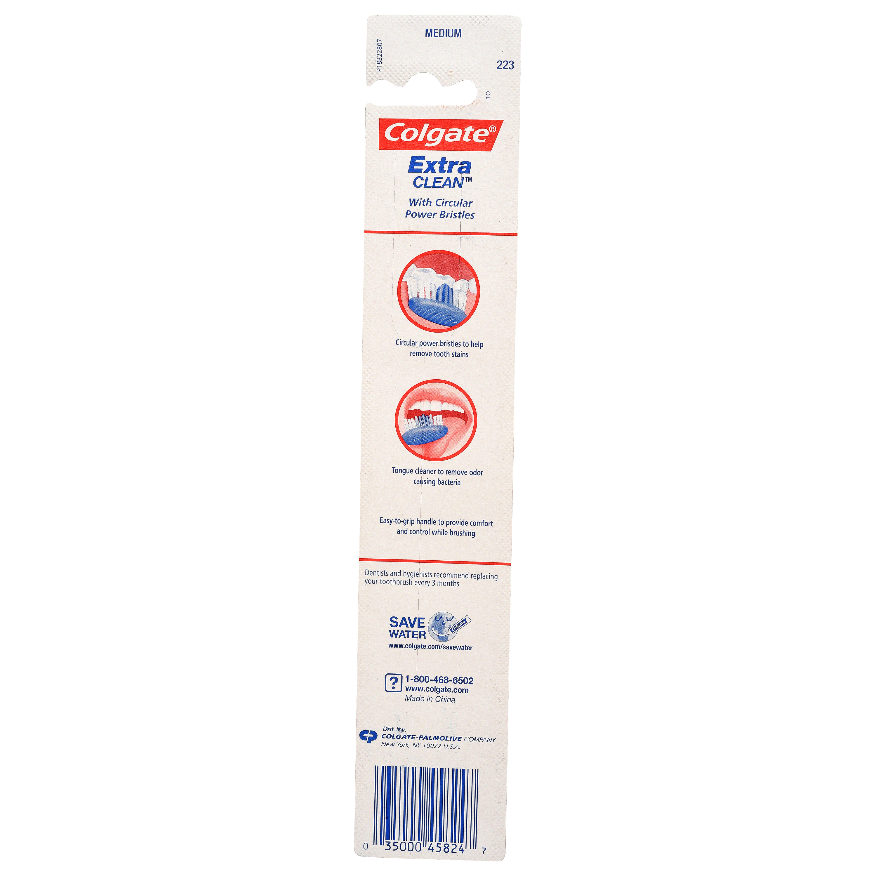 Colgate Extra Clean Medium Bristle Toothbrush, 2 Pack