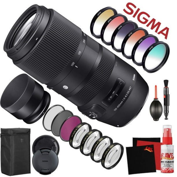 Sigma 100 400mm F 5 6 3 Dg Os Hsm Contemporary Lens For Canon Ef Fld F Walmart Com Walmart Com