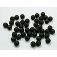 thumbnail image 4 of U8MO 1000 Matte Neon Black Color Acrylic Round Beads 8mm(0.32") Rubber Tone, 4 of 6