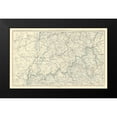 thumbnail image 2 of Bien 14x10 Black Modern Framed Museum Art Print Titled - Illinois Indiana Kentucky Ohio - Bien 1894, 2 of 5