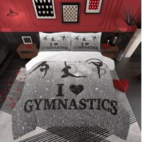 Castle Fairy 3-Piece Full Gymnast Dance Bedding Comforter Set