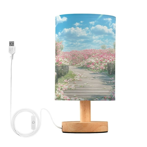 BZSMCE Lamp Modern Ffyy3_a_large_area_of_pink_and_white_roses_on_the_ground_with_a_7b0b206e-8bf8-45cb-ab70-0413166f923a Creative Patter Night Light