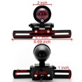 thumbnail image 3 of Motorcycle Tail Light Brake Stop Daytime Running Light Red 12V with Black License Plate Holder, 3 of 3