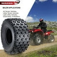 thumbnail image 6 of Set of 4 WANDA Sport ATV Tires AT 23x7-10 Front & 22x10-10 Rear /6PR- GNCC tires, 6 of 9