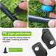 thumbnail image 4 of Accesorios para mangueras de riego por goteo de tubos, herramientas perforadoras para mangueras de 10 piezas, 4 of 5