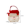 thumbnail image 4 of Bewildely Bolsa de embalaje de galletas de Navidad, bolso de regalo decorativo impreso, adornos de Reno de muñeco de nieve, bolsa de Kits de decoración para fiestas Muñeco de nieve, 4 of 6