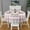 White, variant on Fashionable Round Tablecloth 60x60in(153x153cm) – Waterproof Polyester Table Cover with Full Print Design, Wrinkle Resistant & Washable for Kitchen Dining Party Decor