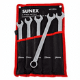 thumbnail image 6 of Sunex 9918MA 5pc Metric Full Polished V-Groove Combination Wrench Set, 6 of 10