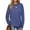 Blue, variant on Color Block Sweatshirts for Women Crewneck Long Sleeve Oversized Pullover Tops Casual Fall Outfits