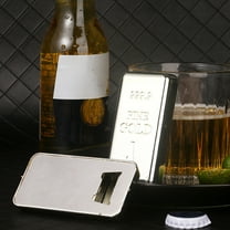 EGYMEN Gold Brick Stainless Steel Beer Bottle Opener, Stylish Can Opener, Luxurious Drink Enhancer, Multi-Functional Barware Tool