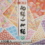 Aitoh Origami Paper 5.87"X5.87" 100/Pkg-Washi Chiyogmai, Twinkle 10 Patterns