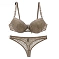 thumbnail image 4 of Conjunto de sujetador de encaje de diamantes sexy europeo y americano que reúne sujetadores de mujer y lencería de deseos, 4 of 4
