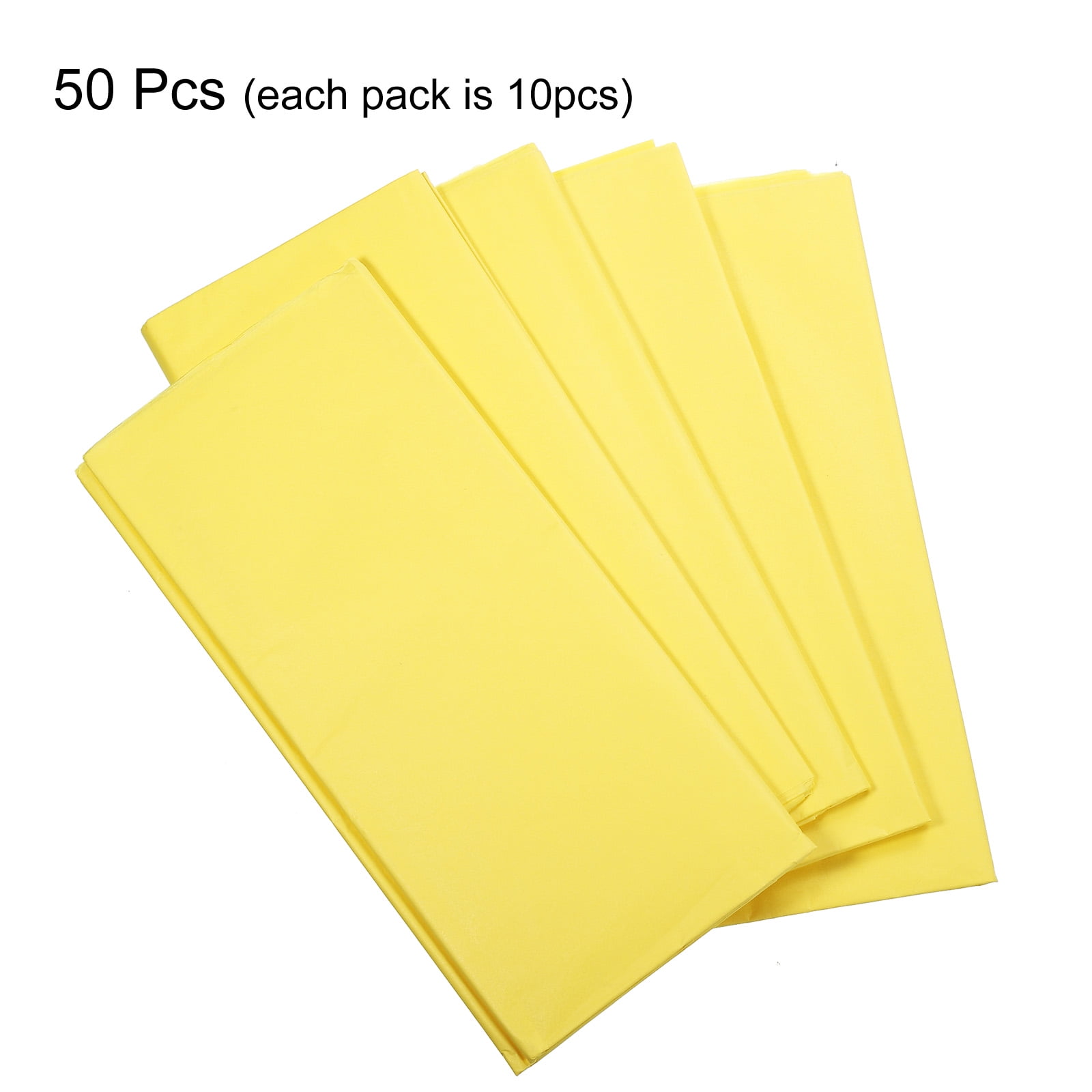 NEBURORA Yellow Tissue Paper for Gift Bags 60 Sheets Yellow Wrapping Tissue  Paper Bulk 14 X 20 Inch Bright Yellow Packaging Paper for Gift Wrap Filler