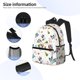 thumbnail image 3 of Balery happy new year Raccoon Mochila para Mujeres y Hombres, Mochila Ligera Casual para Viajes, Mochila Clásica Básica para la Universidad, 3 of 6