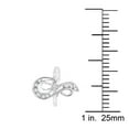 thumbnail image 4 of Aonejewelry 0.10 Ct. Ttw Fabulous Fashion Designer Diamond Ring In 10K White Gold, 4 of 4