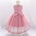 thumbnail image 4 of Godom Little Girls Dress Summer Party Ruffle Sleeve Mesh A Line Dress Tween Dresses, 4 of 6