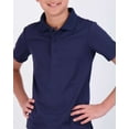 thumbnail image 3 of 3 Pack: Boy's Short Sleeve Polo Shirt - School Uniform Active Performance Golf (Ages 4-16), 3 of 7