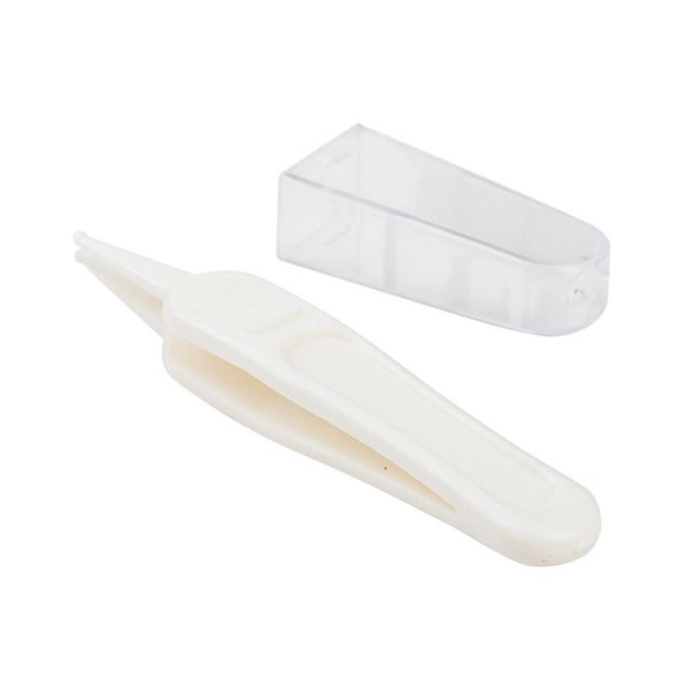 Pinzas nasales para bebés Pinzas de limpieza nasal Pinzas redondas de limpieza nasal para bebés para ni?os peque?os Orejas Nariz Ombligo Popular y útil (6 piezas, blanco) ZefeiWu 8390605260926