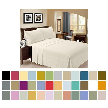 - LuxClub Bamboo Sheet Set - Viscose from Bamboo - Eco Friendly, Wrinkle Free, Hypoallergenic, Antibacterial, Moisture Wicking, Fade Resistant, Silky, Stronger & Softer than Cotton - Cream - Queen