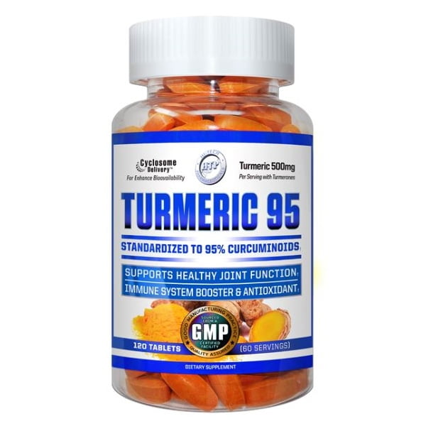 Turmeric 95 500mg 120 Tablets By HiTech Pharma