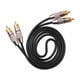 thumbnail image 3 of Cable 2RCA a 2RCA Conector multipropósito Adaptador profesional macho a macho 05 m, 3 of 9